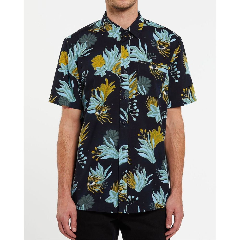 Volcom Solarizer Button Down Short Sleeve Shirt - image 1